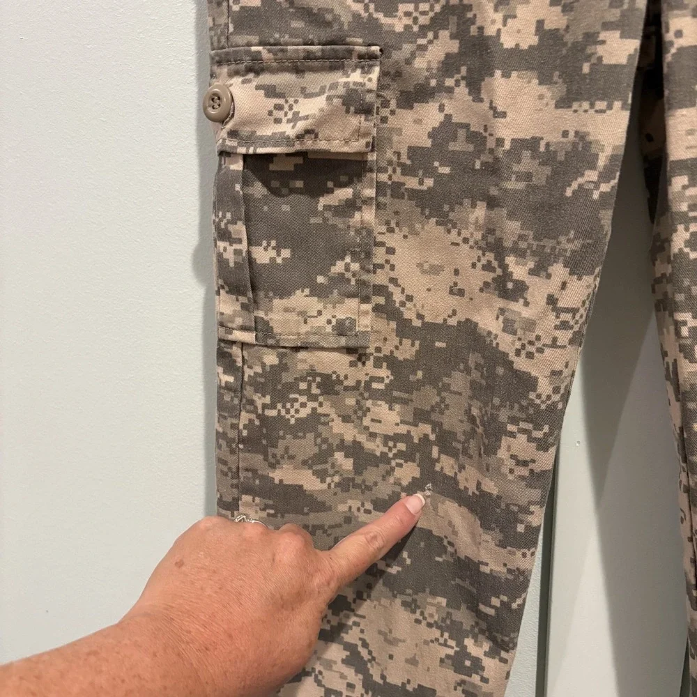 ACU Digital Camo‎ BDU Pants Mens Medium Regular Military Tactical Cargo Ripstop